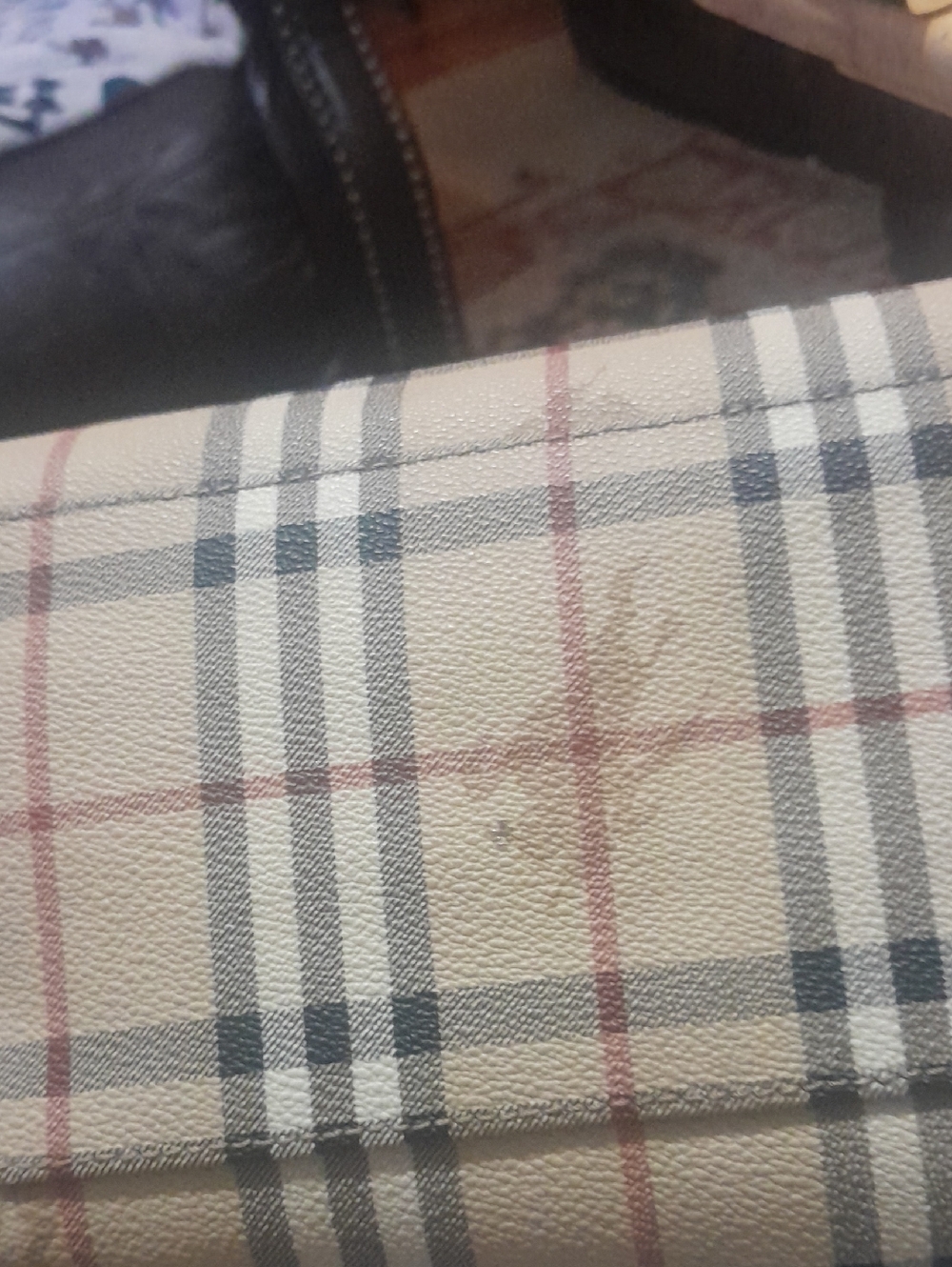 Authentic Burberry Plaid Boston Handbag - Picture 6 of 10